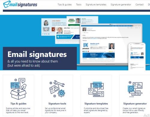 Les 23 meilleurs logiciels pour créer une signature d'email + Modèle signature mail 20